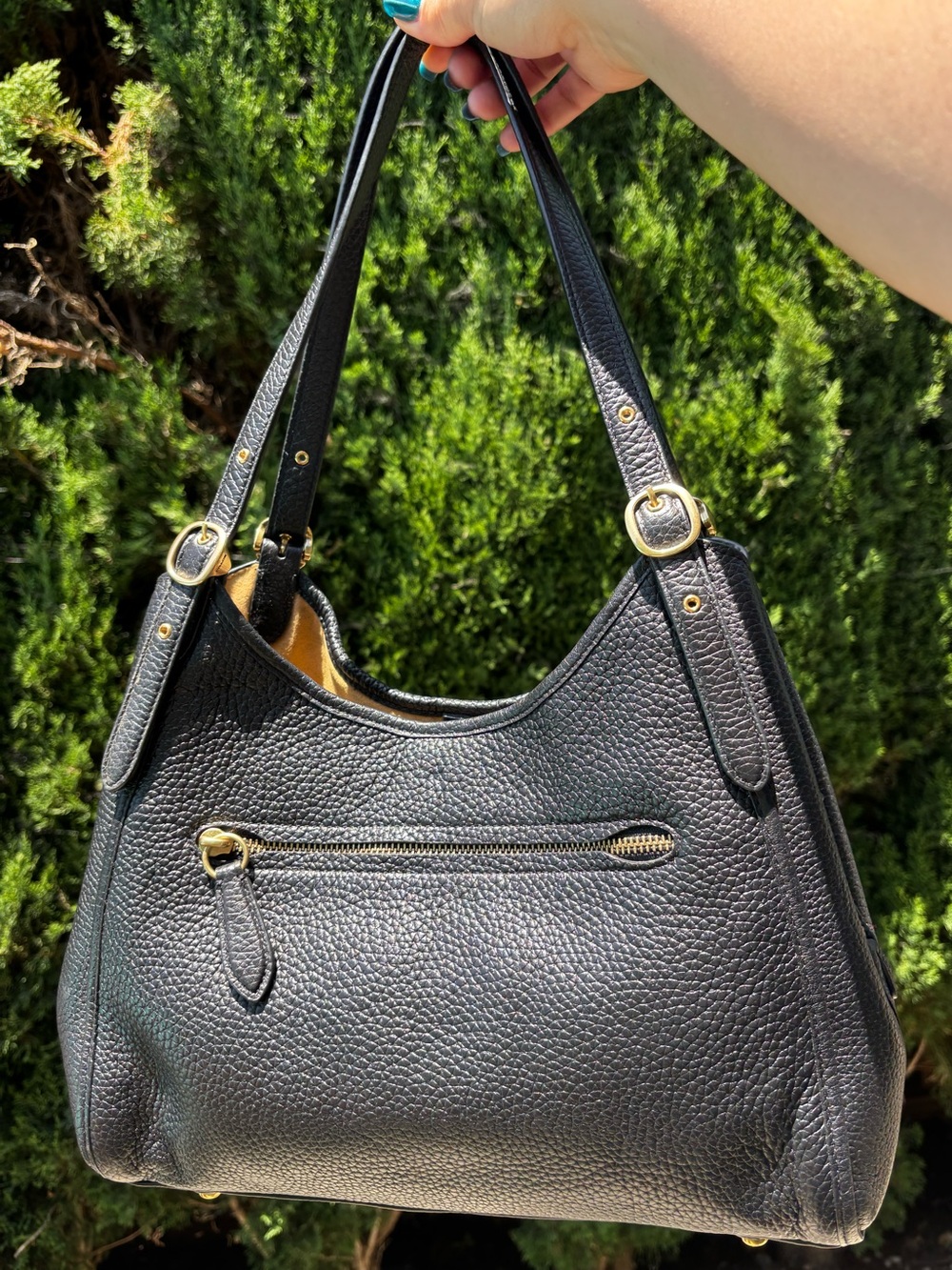 Coach Lori Shoulder bag - black pebbled leather - Picture 2 of 9